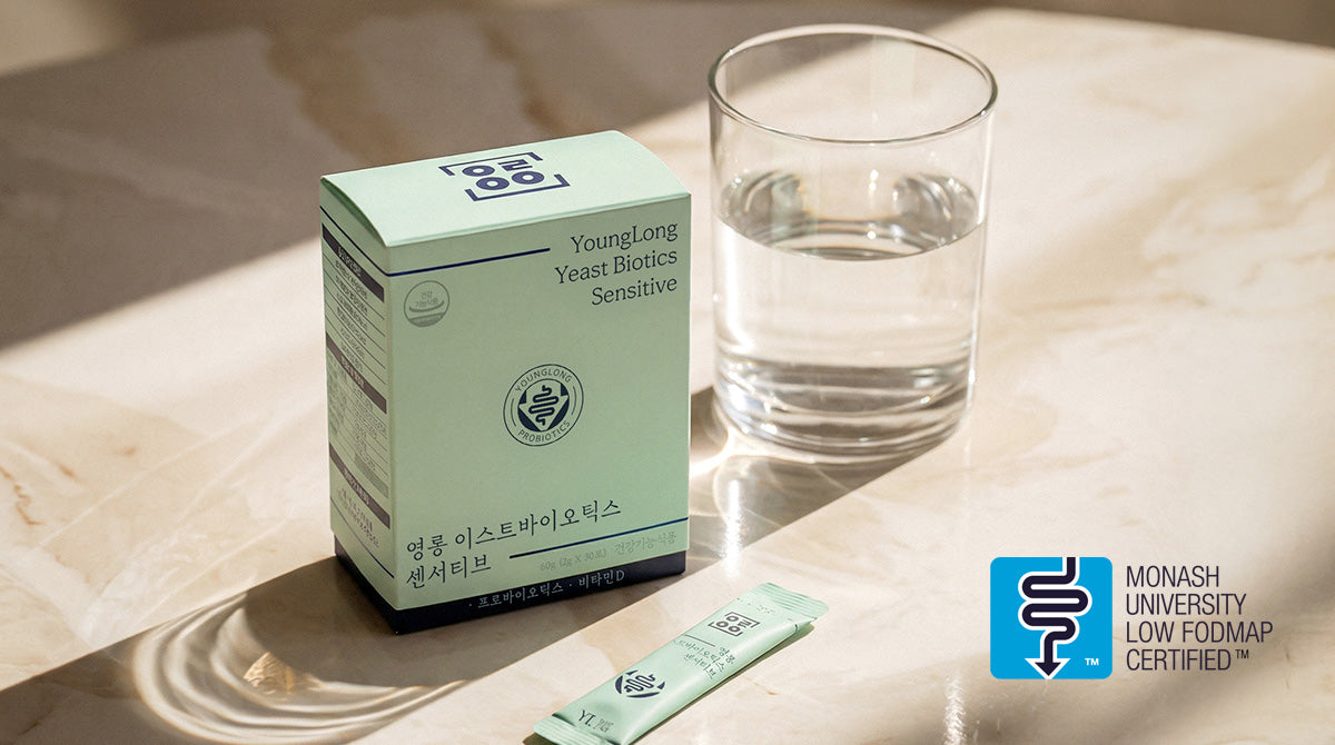 Pharmacists-Developed IBS Probiotic 'YoungLong YeastBiotics Sensitive' Earns Low-FODMAP Certification