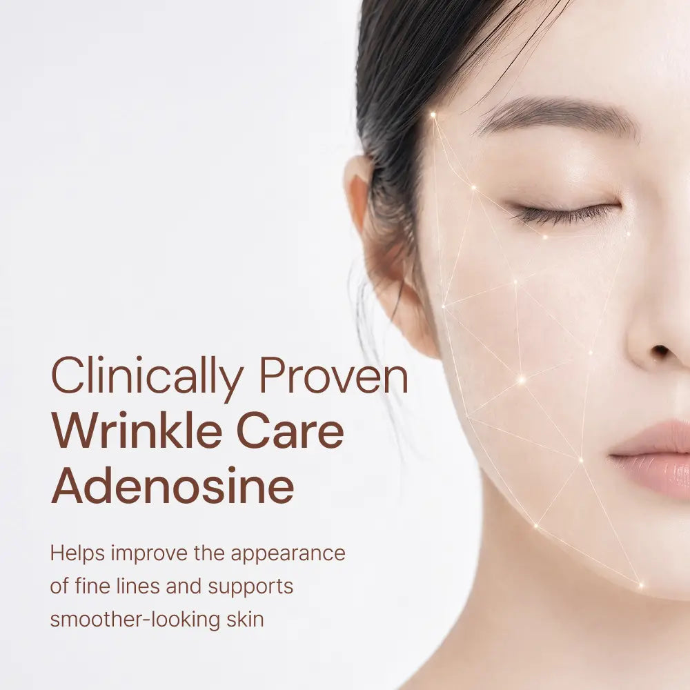 Clinically proven wrinkle care with adenosine for smoother-looking skin and fine line improvement