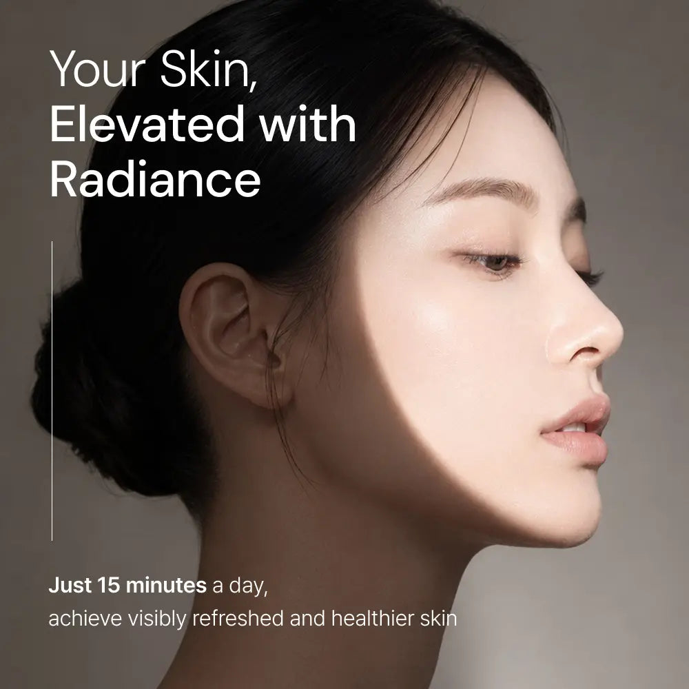 Radiant skin care routine for healthier, refreshed complexion in 15 minutes daily
